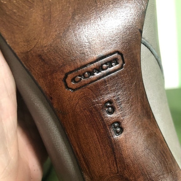 Coach LEGRA Tasseled Fold Over Ankle Boots - Picture 8 of 9